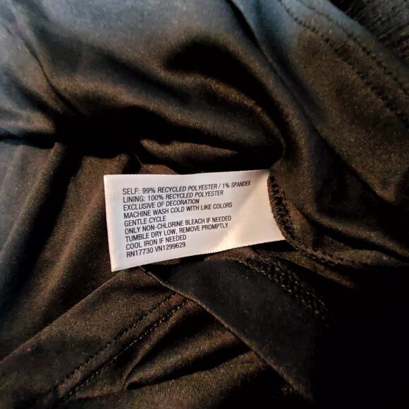 Wild Fable Off-The-Shoulder Black Lace Dress With Lining & Tags lace design - Picture 7 of 12